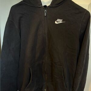 Nike Black Zip-Up Hoodie